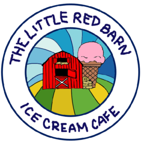 the little red barn ice cream cafe logo