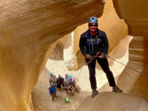 adventures for all group hiking and climbing through zion national park
