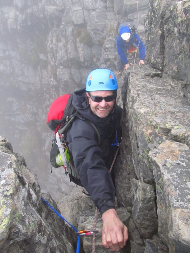 rock climbing