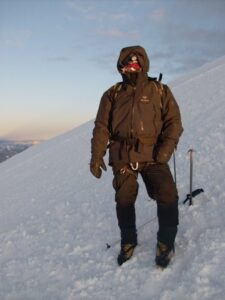 snow mountain hike