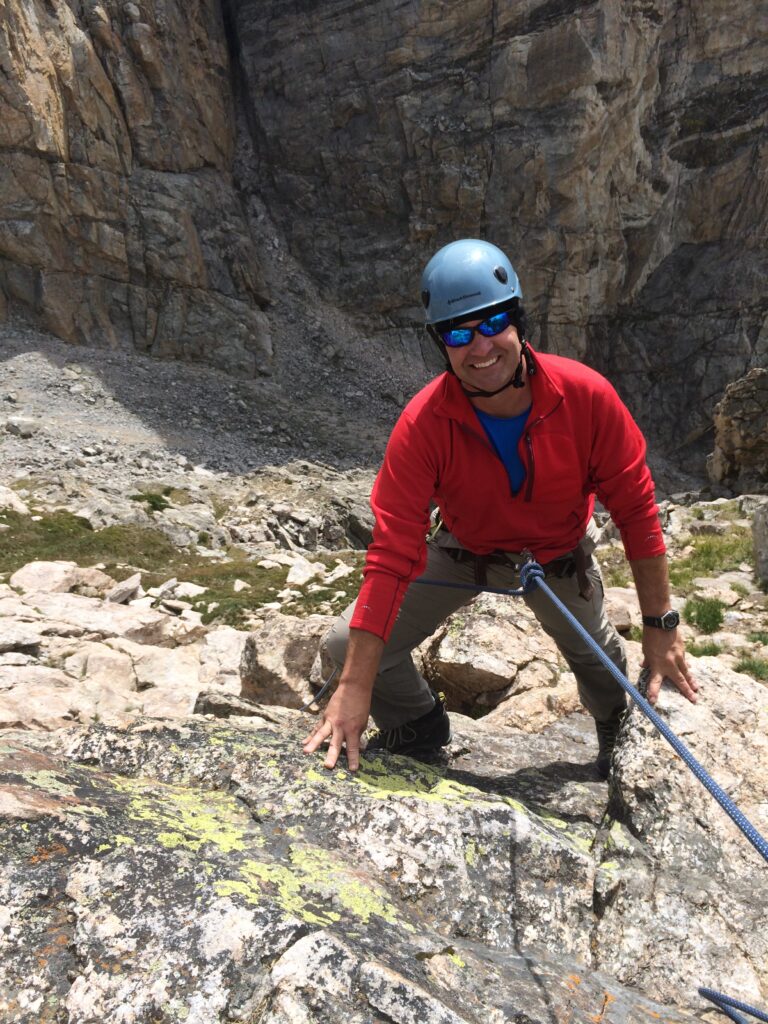 rock climbing