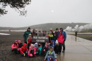 Yellowstone Old Faithful geyser