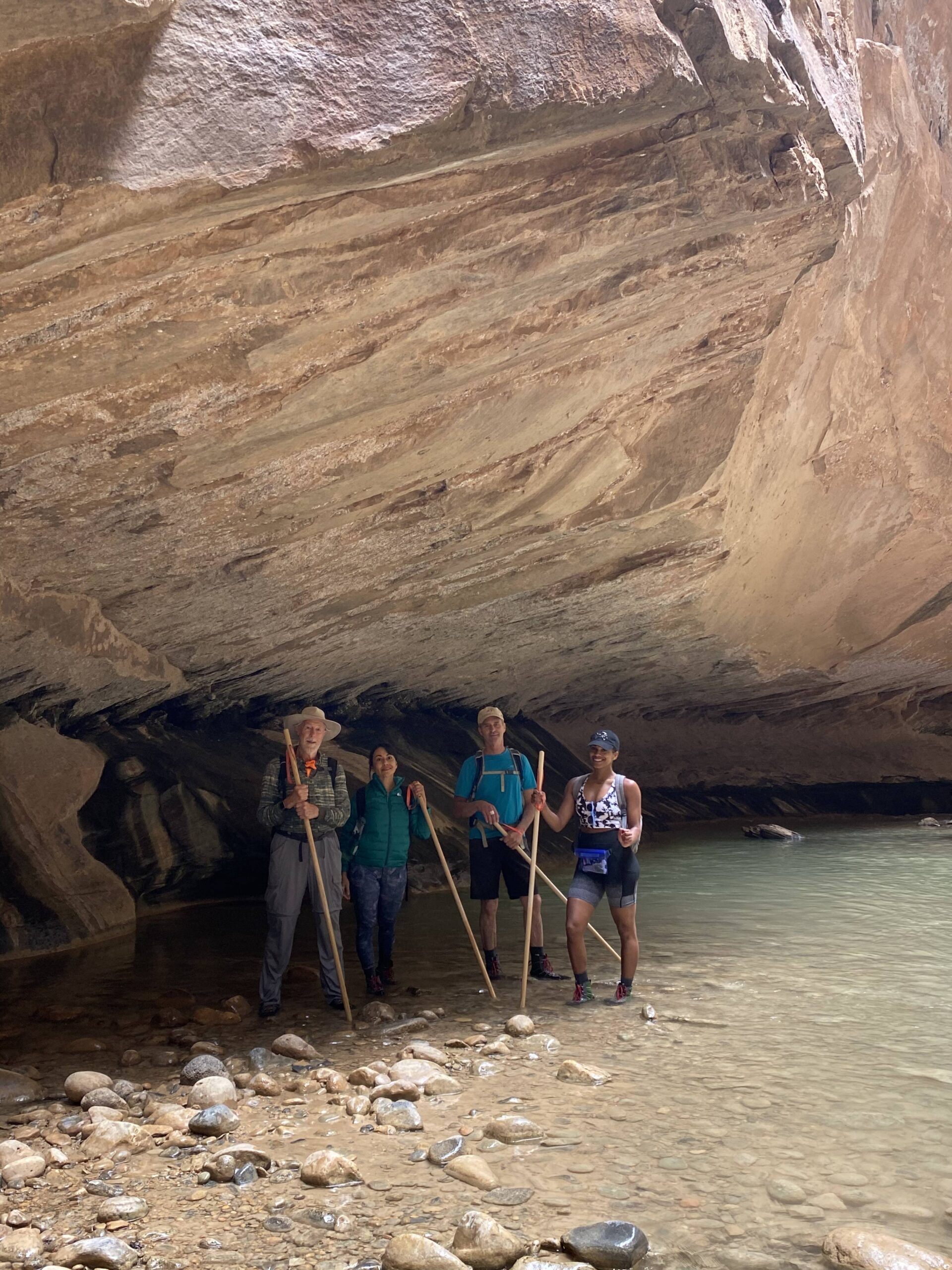 Zion cave water