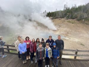 Yellowstone hot springs