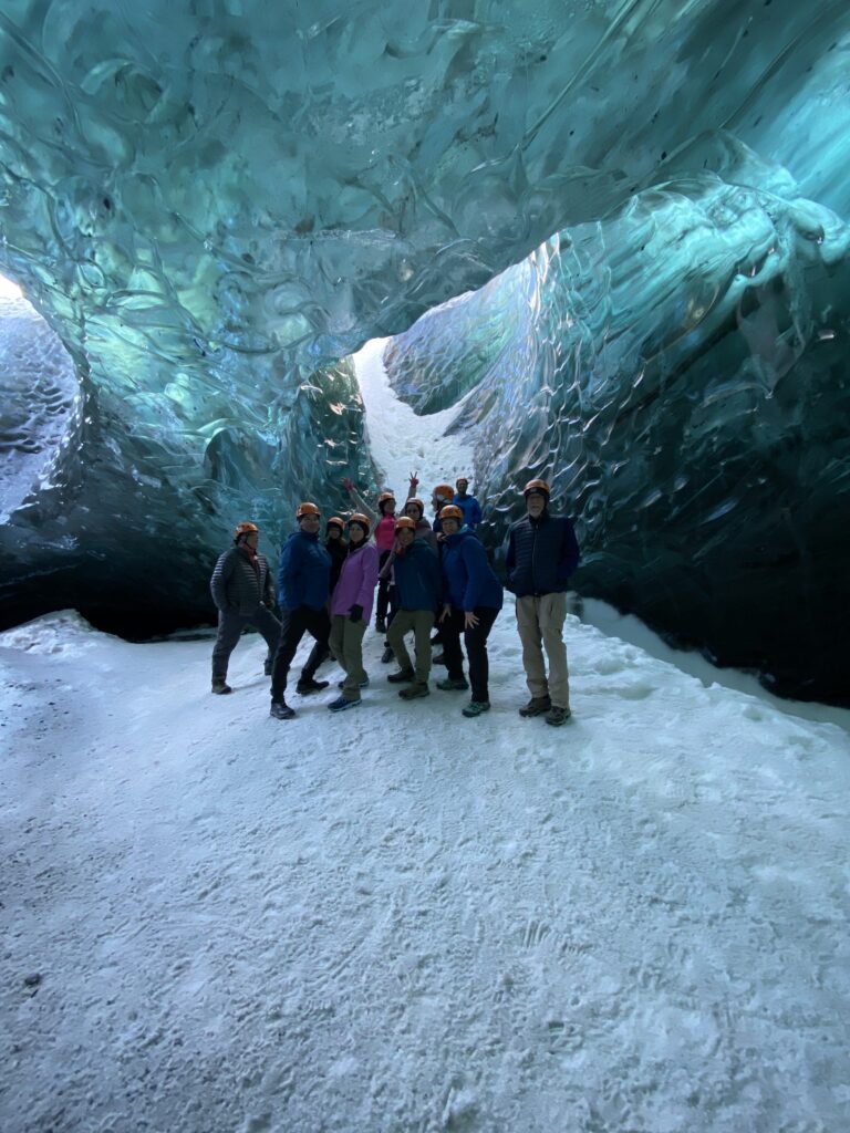 Iceland ice cave