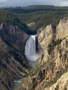 Yellowstone waterfall