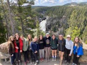 Yellowstone waterfall